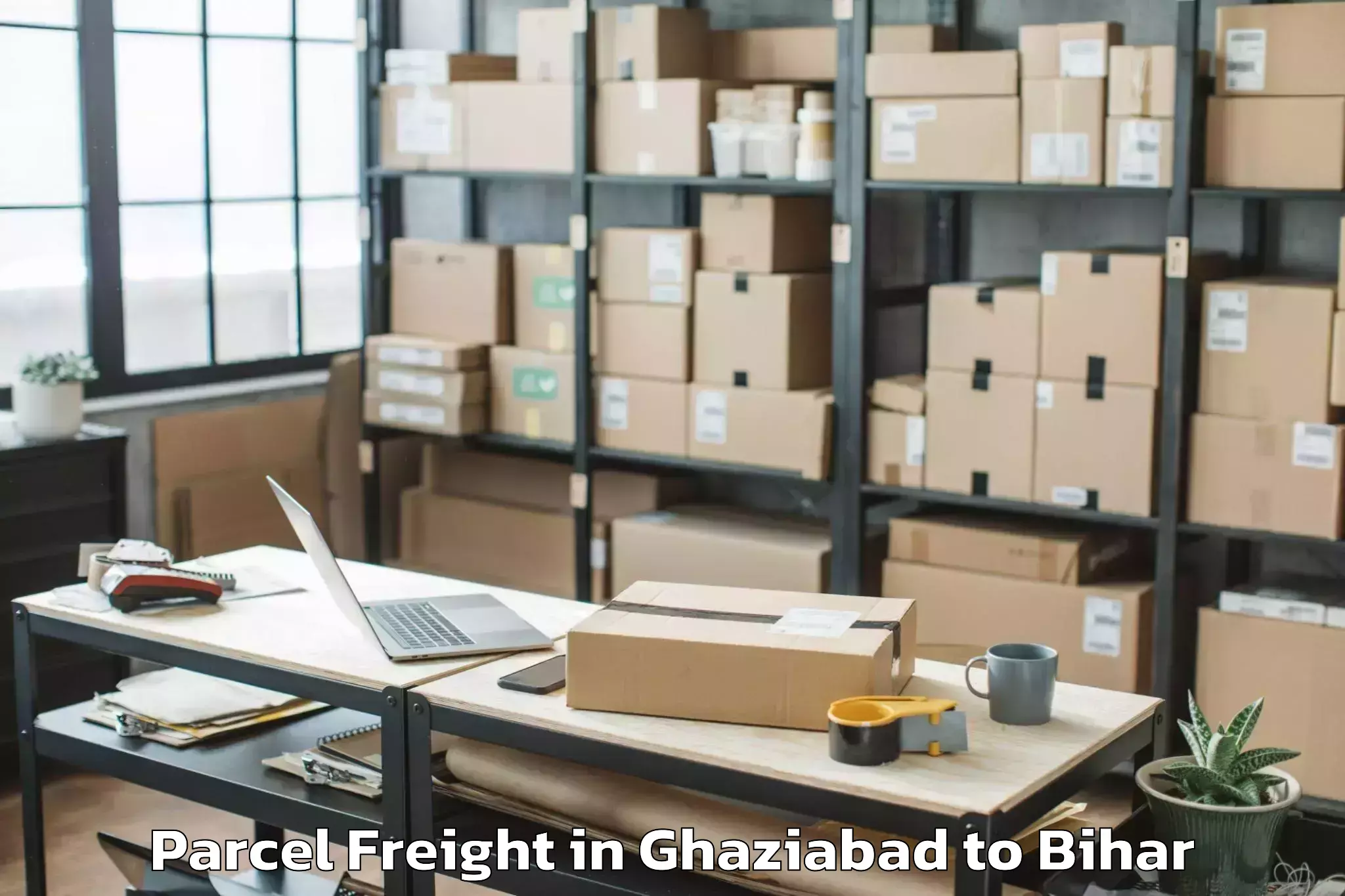 Hassle-Free Ghaziabad to Satar Kataiya Parcel Freight